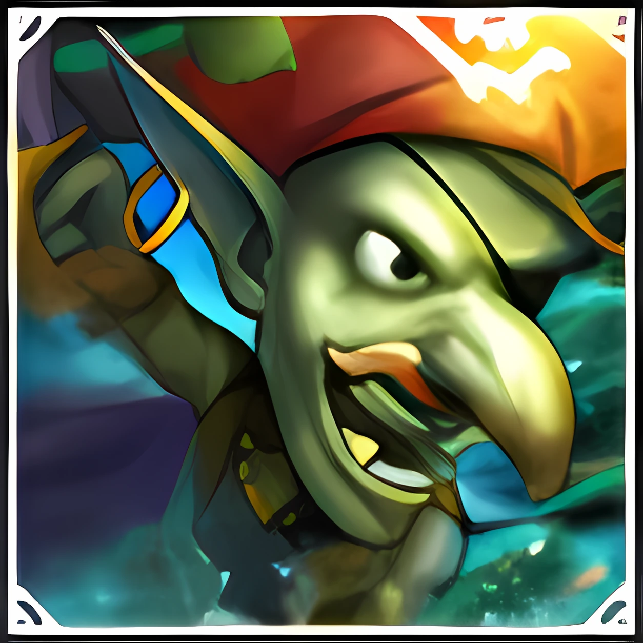Baú de Cartão do Goblin Comandante (100 un)
